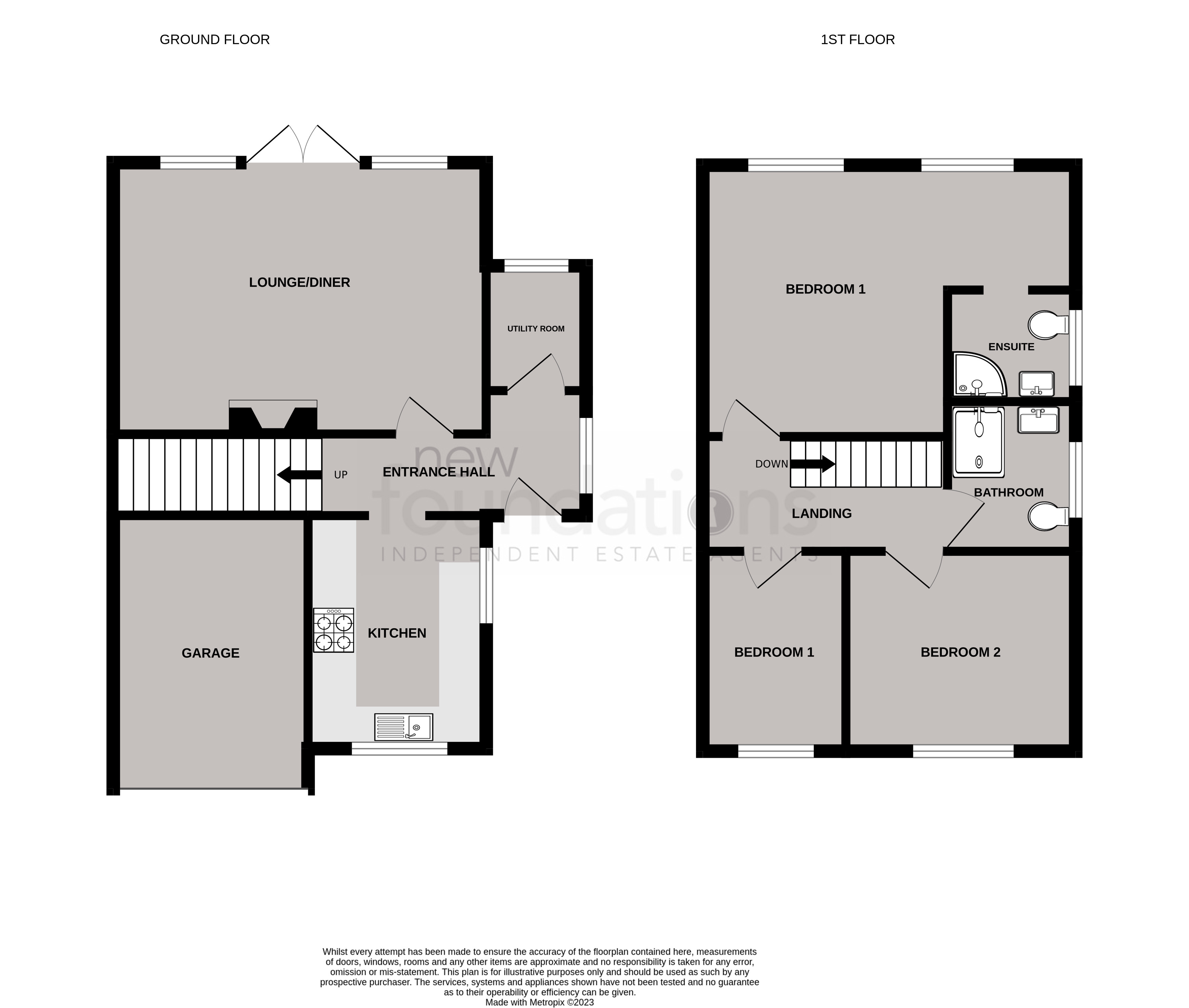 Floorplans For Gwyneth Grove, Bexhill-on-Sea, East Sussex
