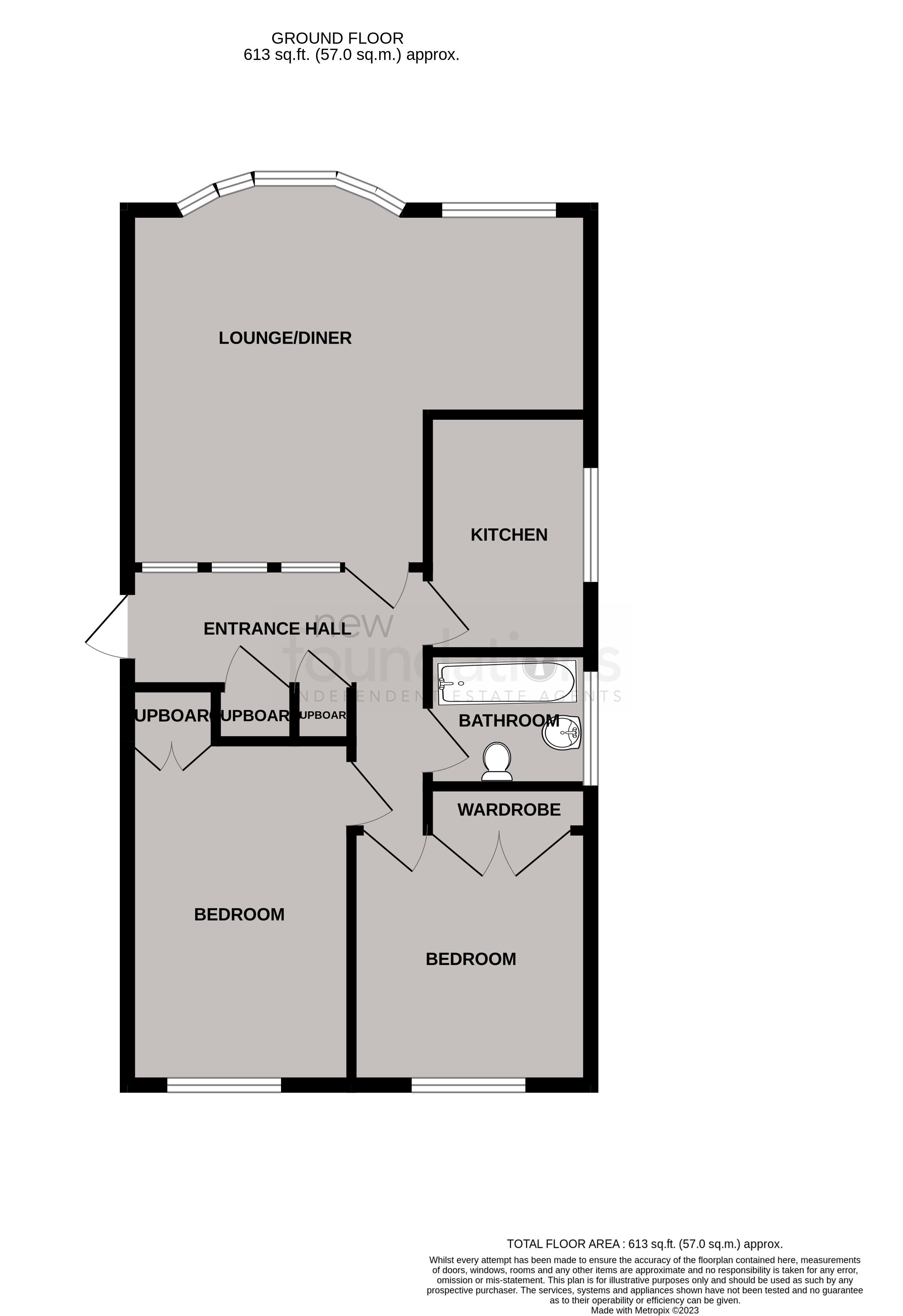 Floorplans For Garden Close, Bexhill-on-Sea, East Sussex