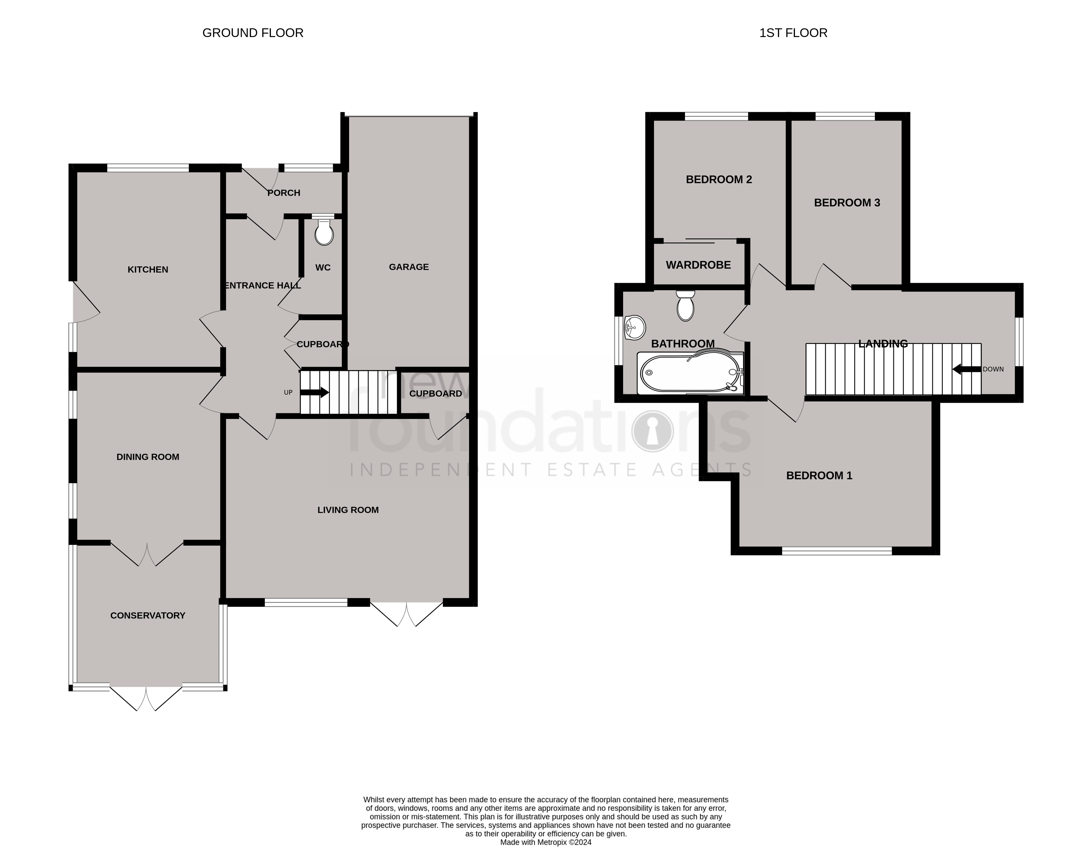 Floorplans For Portfield Close, Bexhill-on-Sea, East Sussex