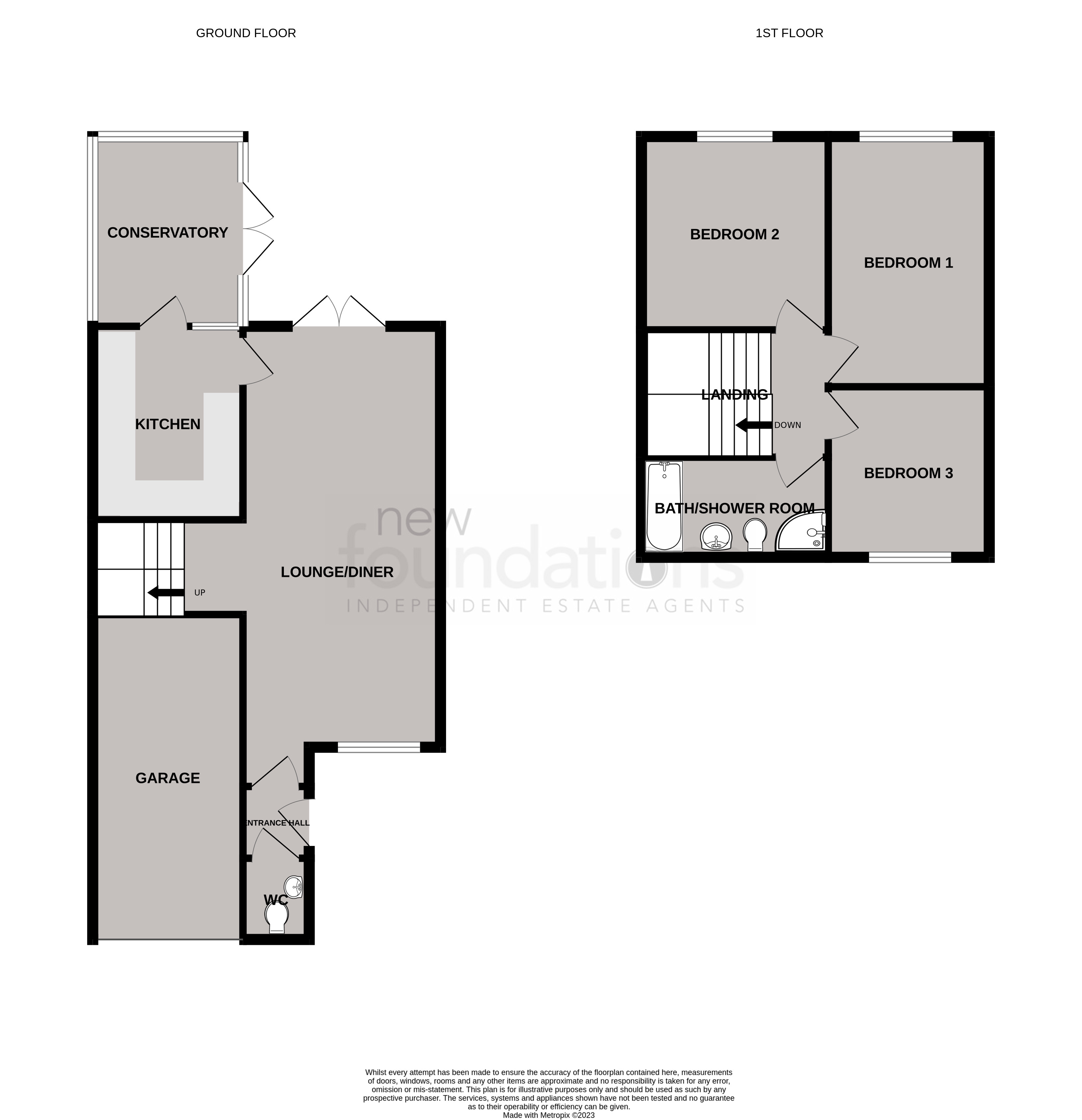 Floorplans For Jarvis Brook Close, Bexhill-on-Sea, East Sussex