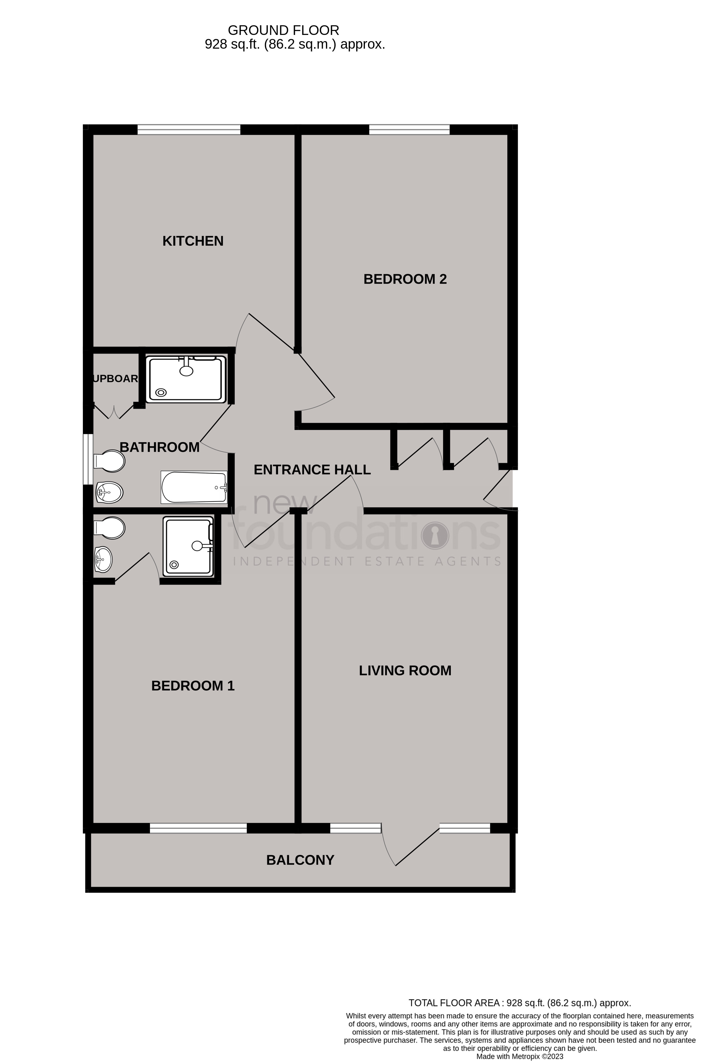 Floorplans For Magdalen Road, Bexhill-on-Sea, East Sussex