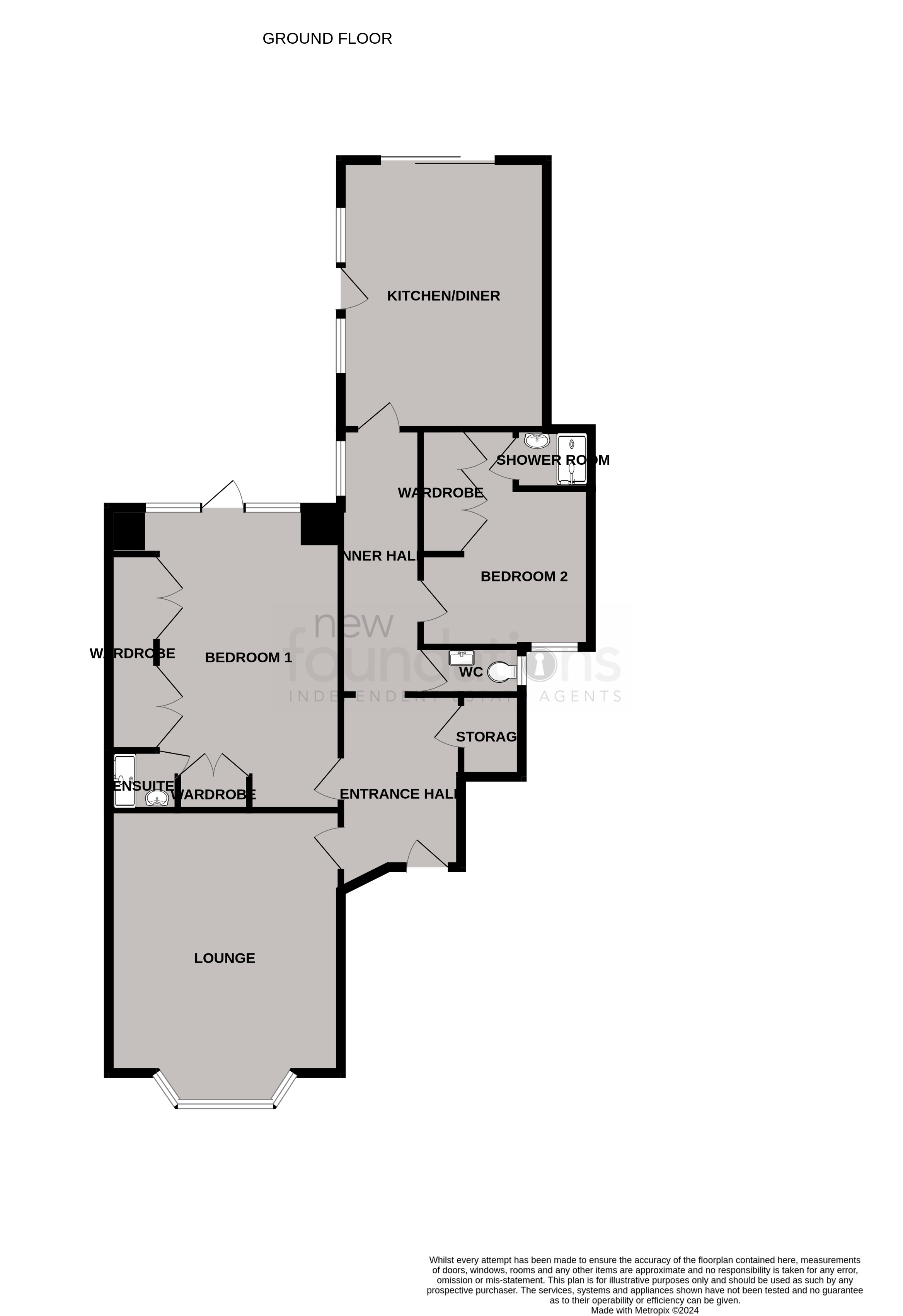 Floorplans For Woodville Road, Bexhill-on-Sea, East Sussex