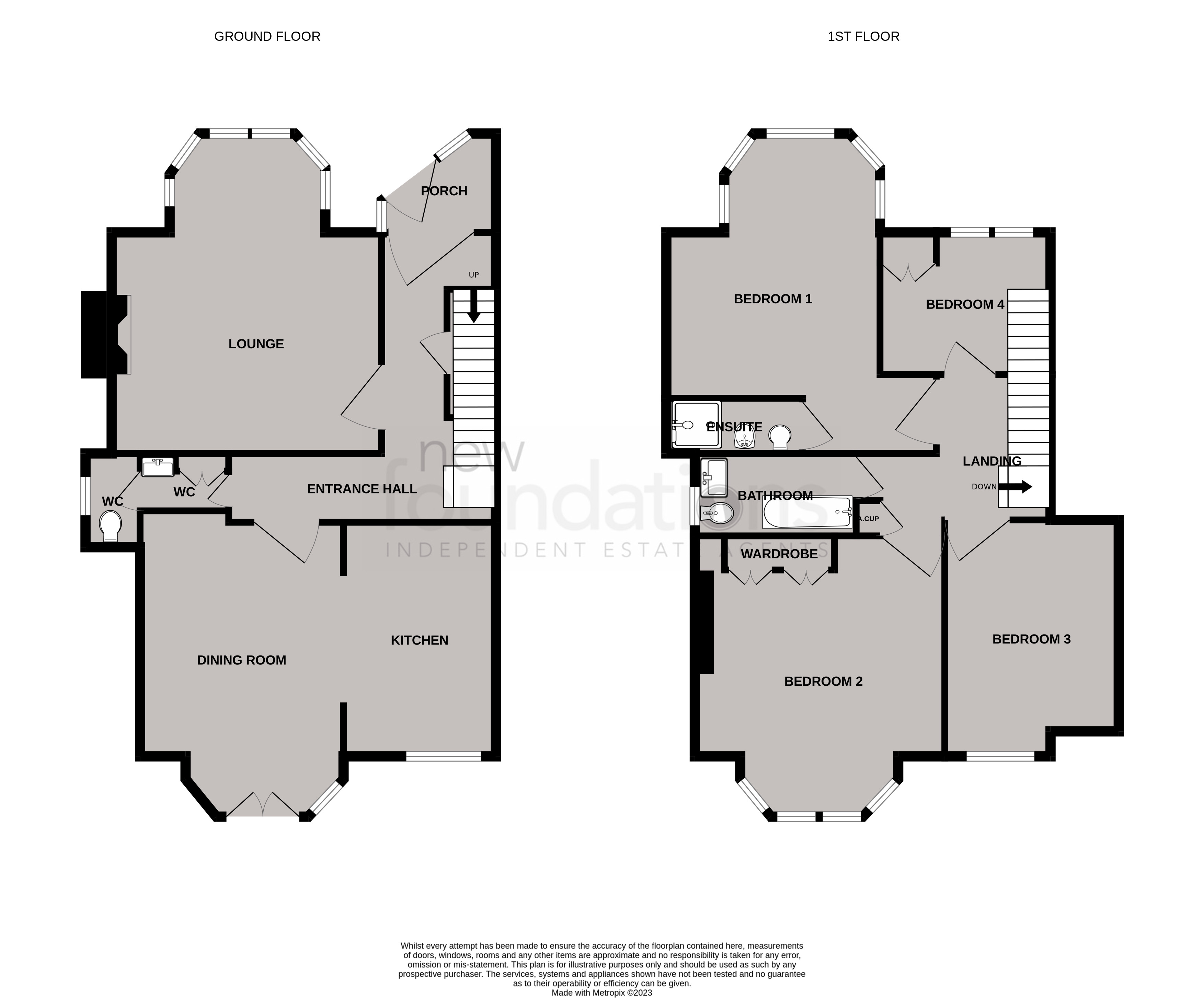 Floorplans For Upper Sea Road, Bexhill-on-Sea, East Sussex
