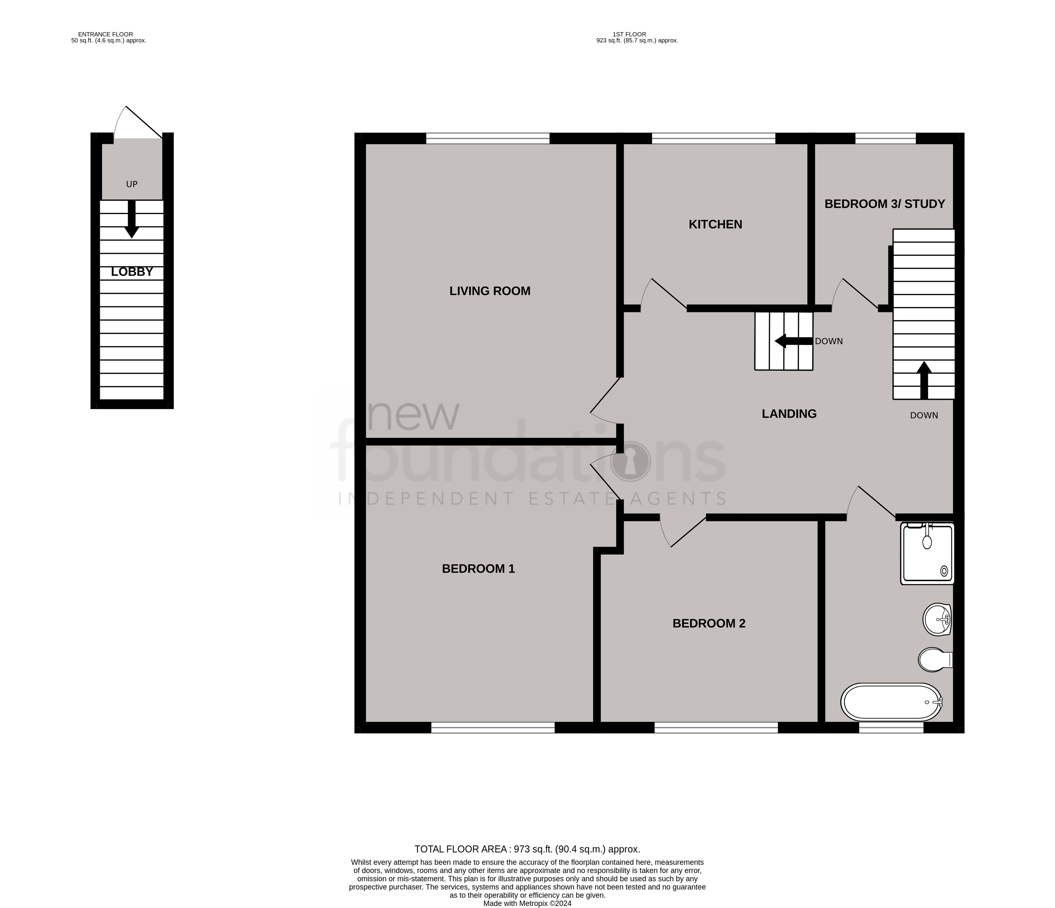 Floorplans For Woodville Road, Bexhill-on-Sea, East Sussex