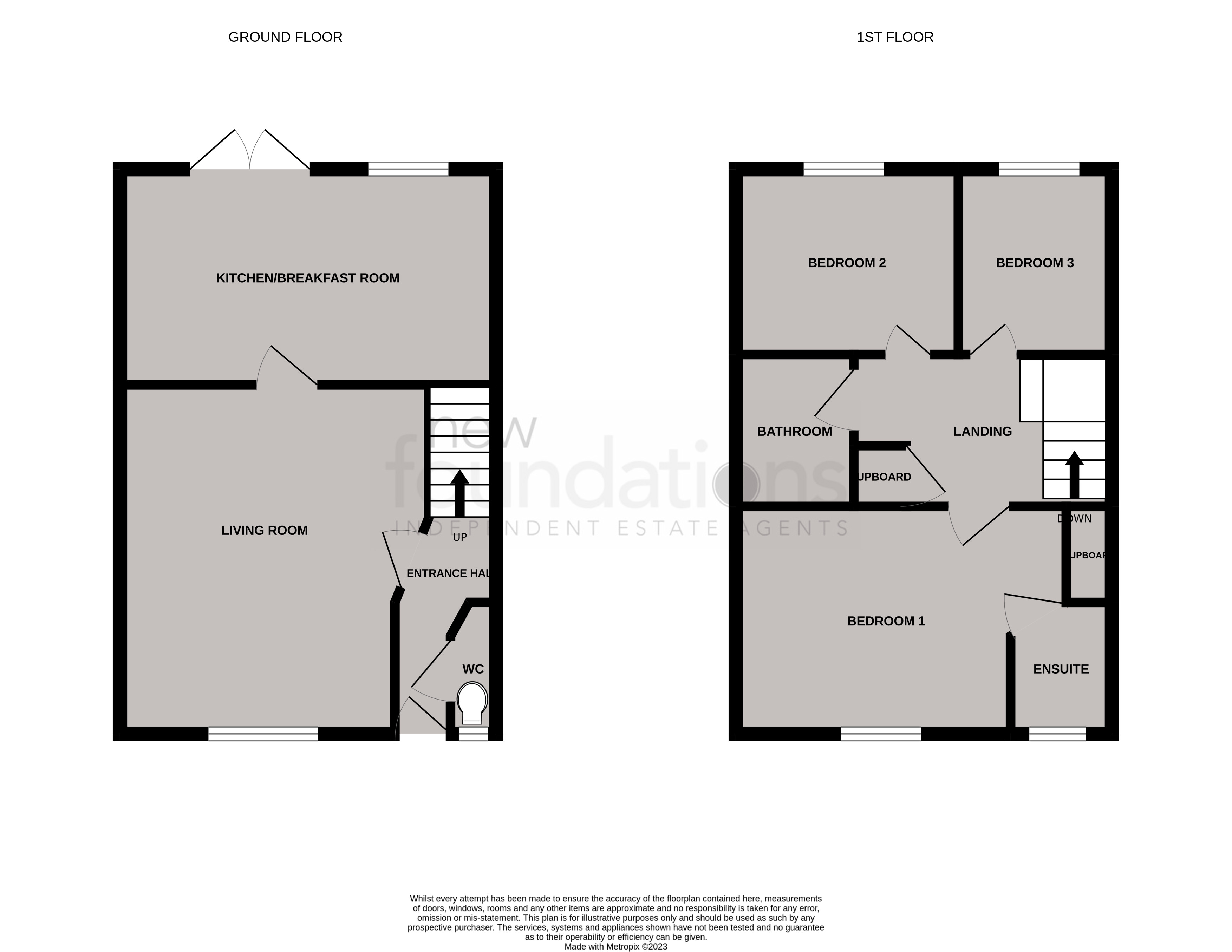 Floorplans For Redgrove Close, Bexhill-on-Sea, East Sussex