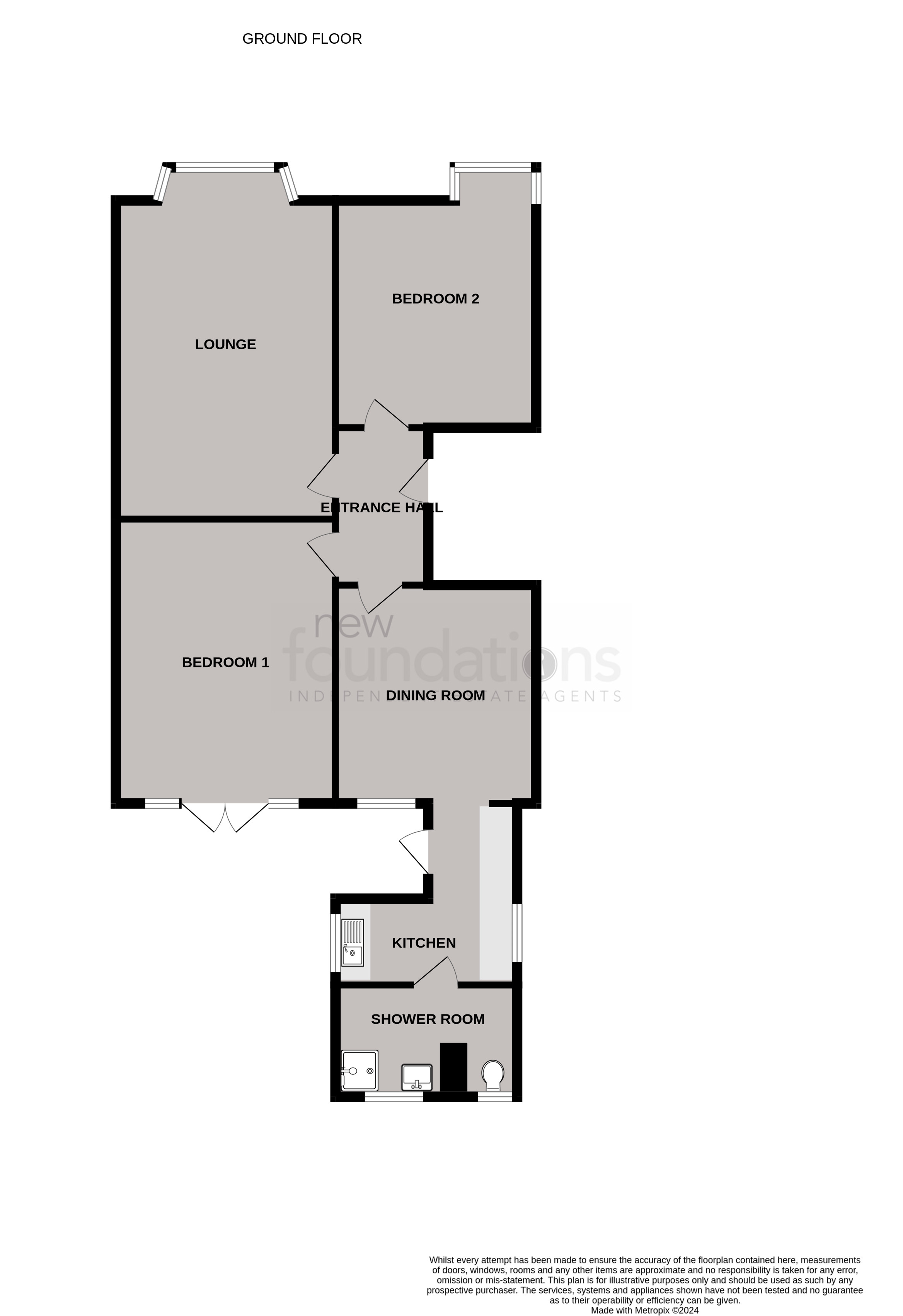 Floorplans For Wickham Avenue, Bexhill-on-Sea, East Sussex