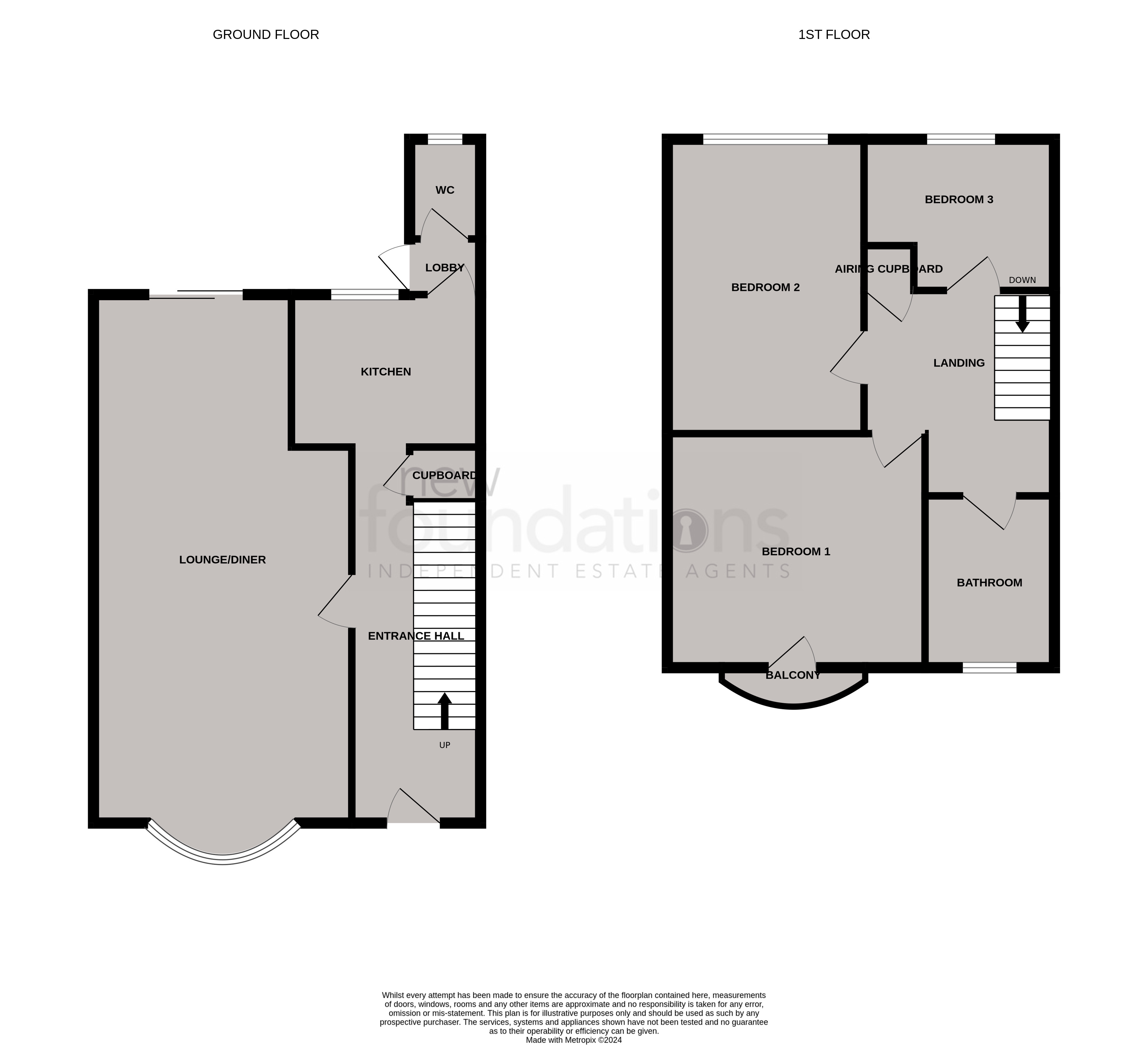 Floorplans For Courthope Drive, Bexhill-on-Sea, East Sussex