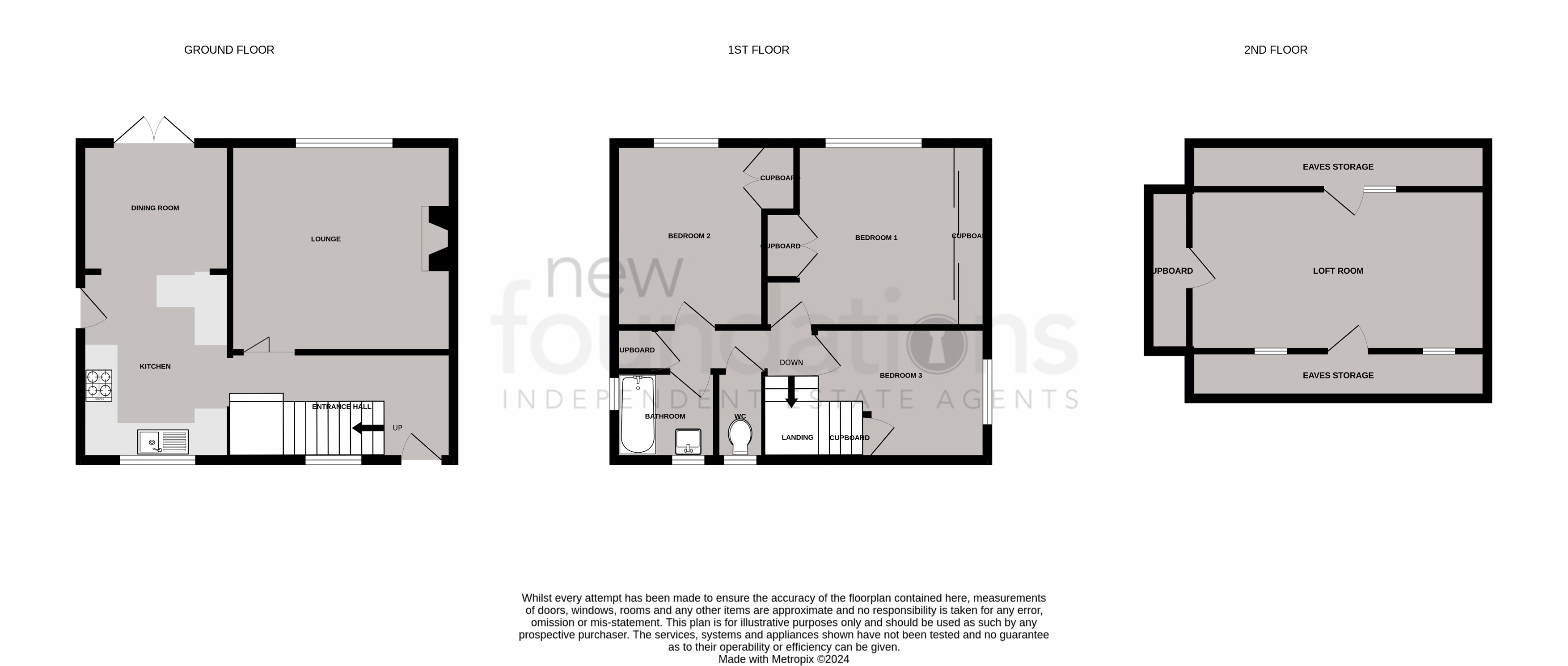 Floorplans For Wartling Drive, Bexhill-on-Sea, East Sussex
