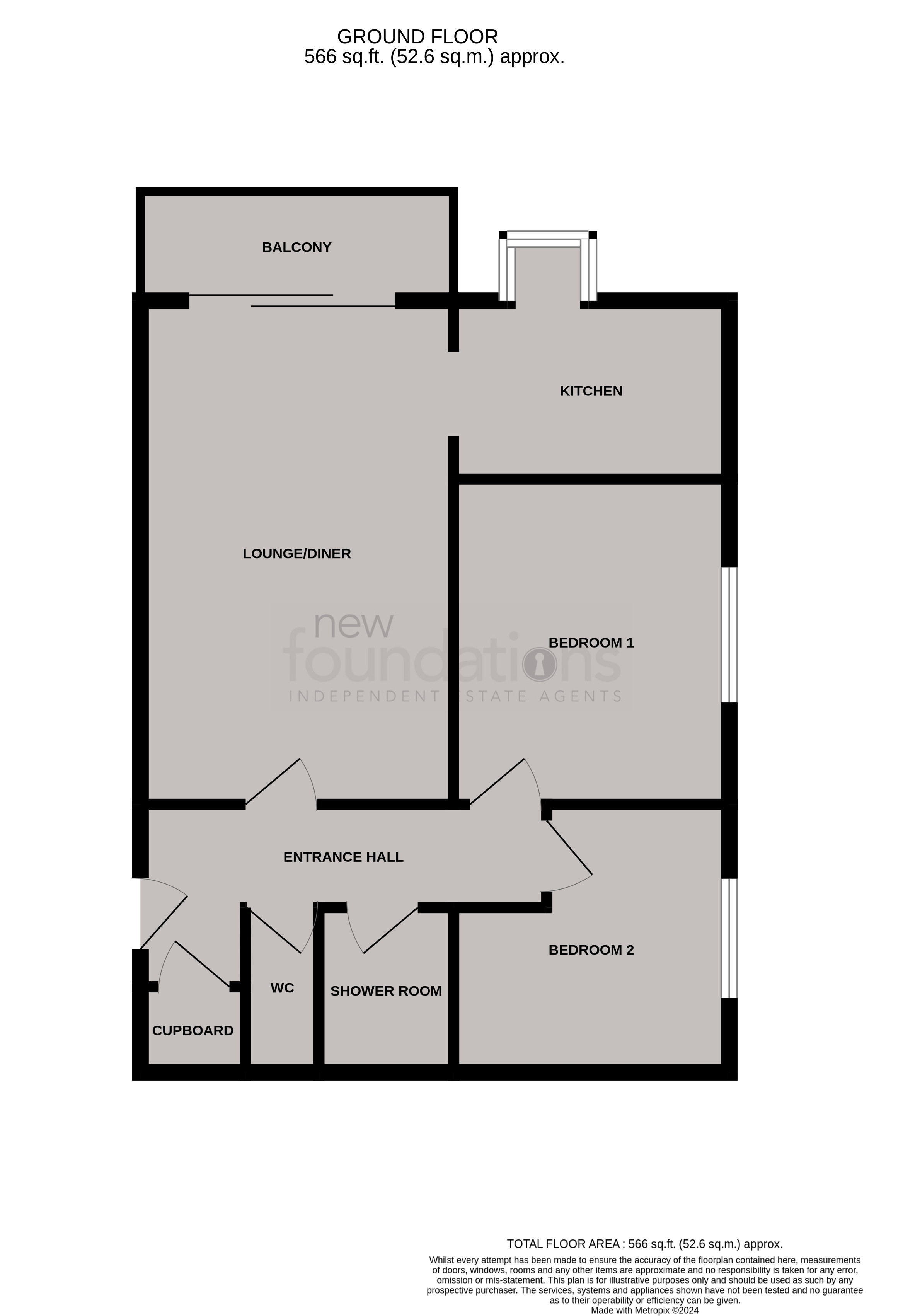 Floorplans For De la Warr Road, Bexhill-on-Sea, East Sussex