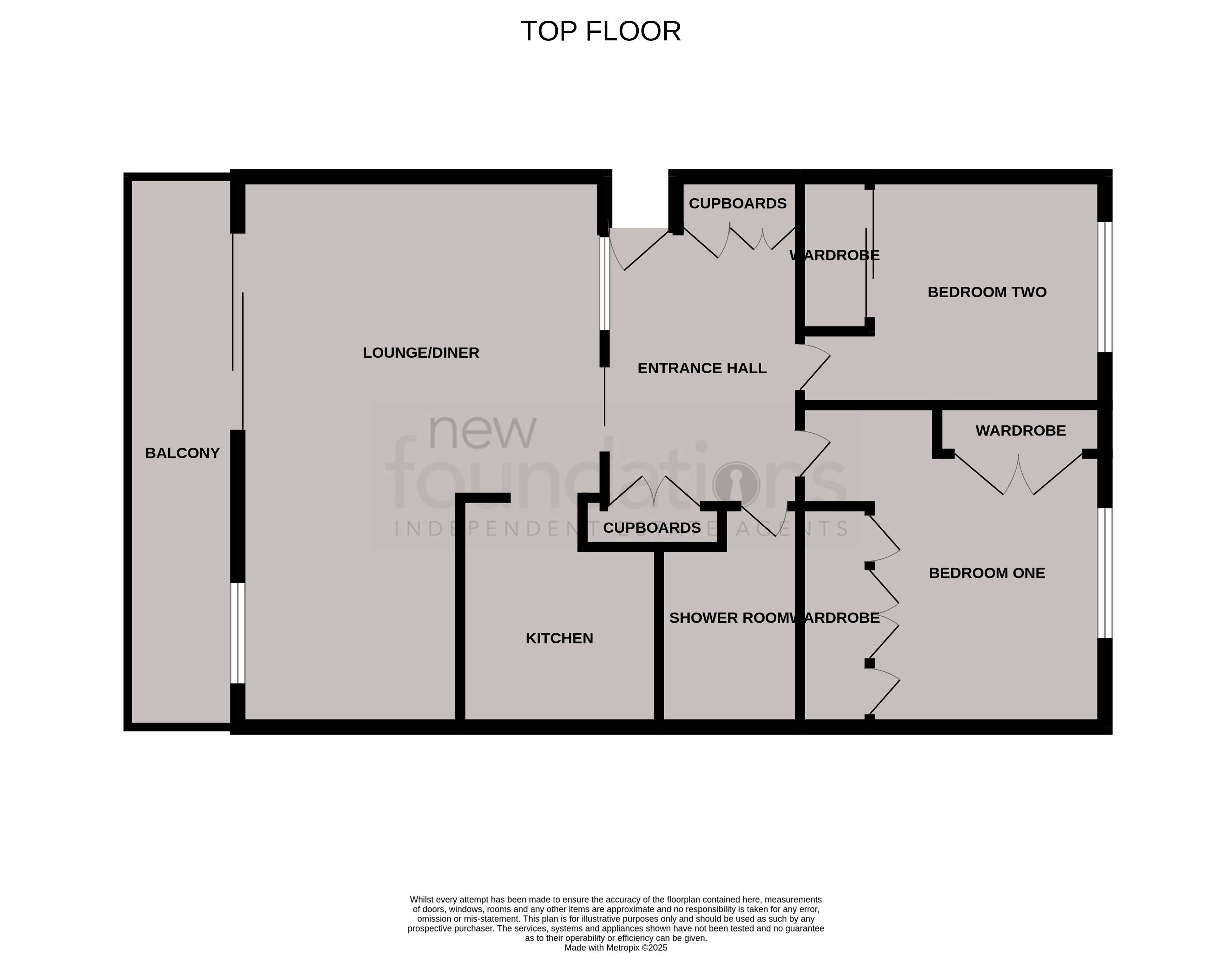 Floorplans For De la Warr Parade, Bexhill-on-Sea, East Sussex