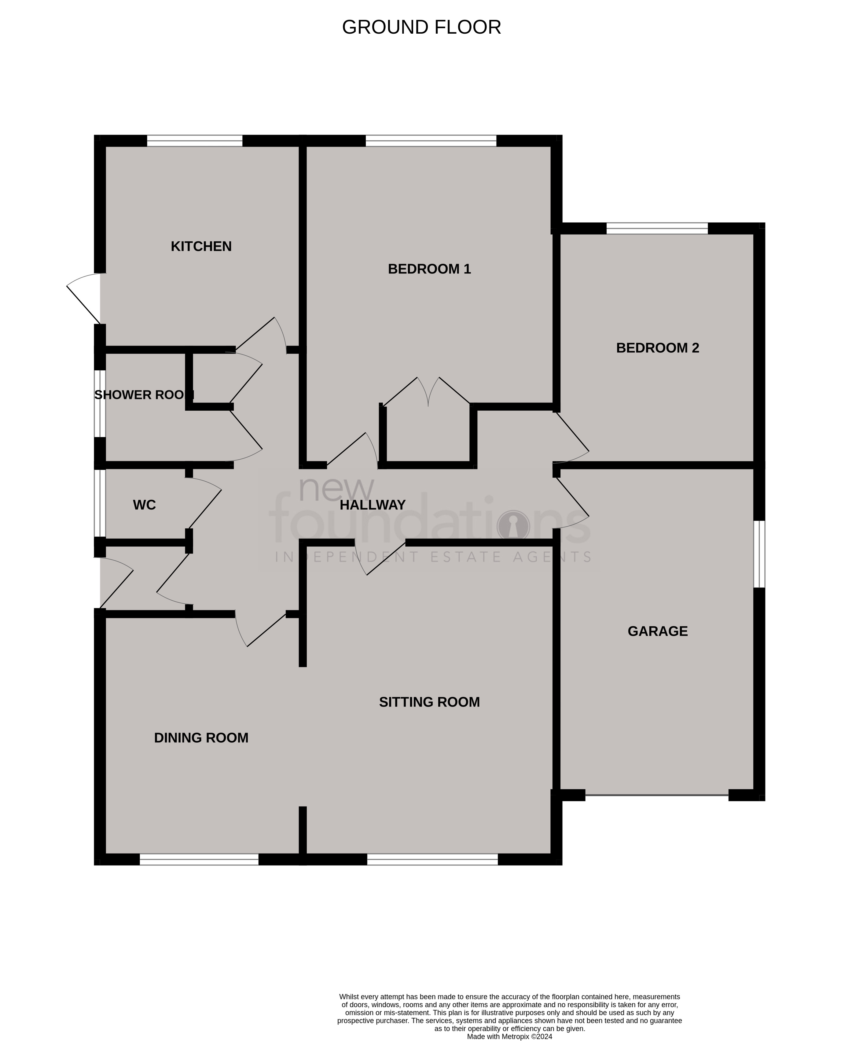 Floorplans For Hillborough Close, Bexhill-on-Sea, East Sussex