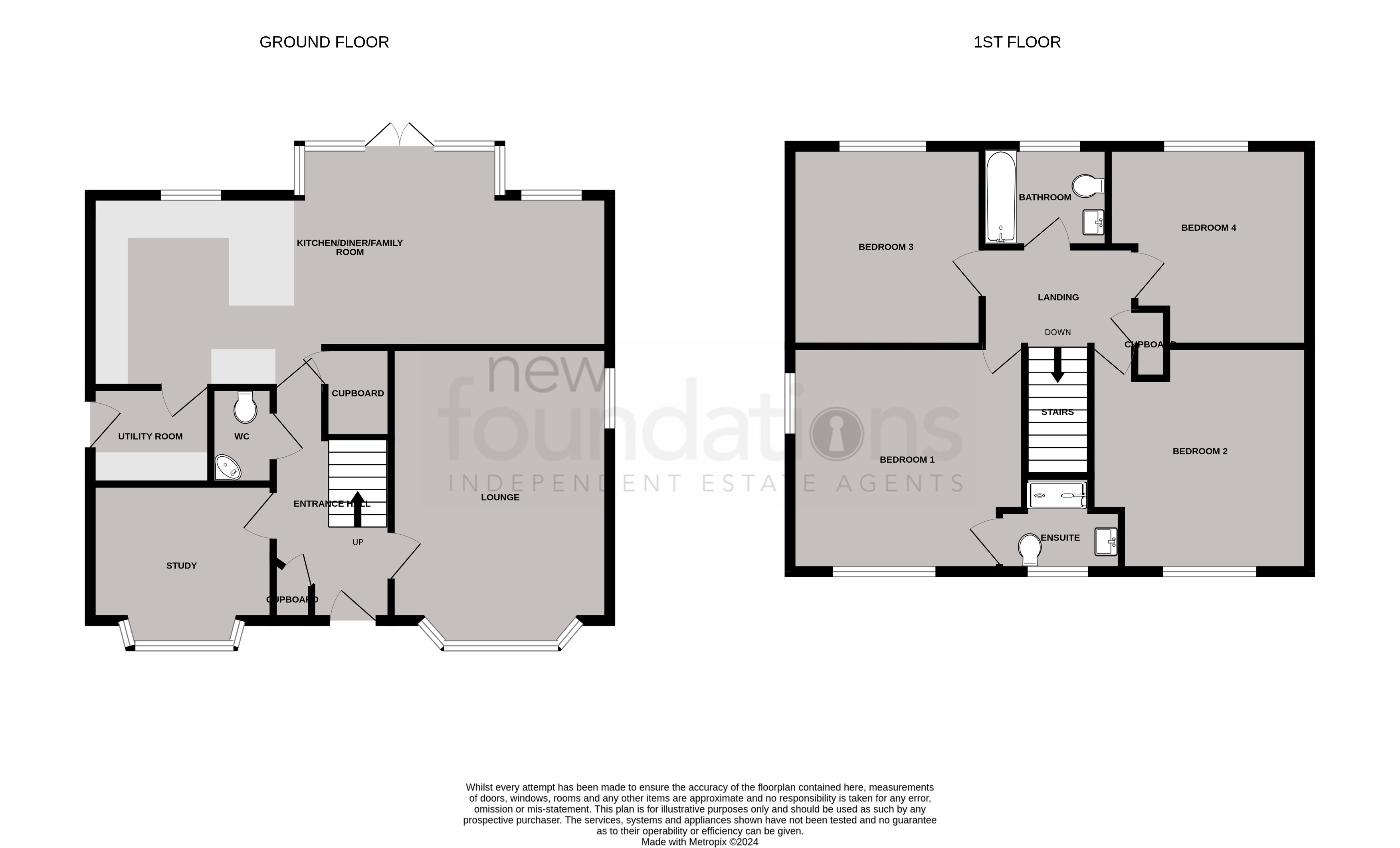 Floorplans For Clervaux Close, Bexhill-on-Sea, East Sussex