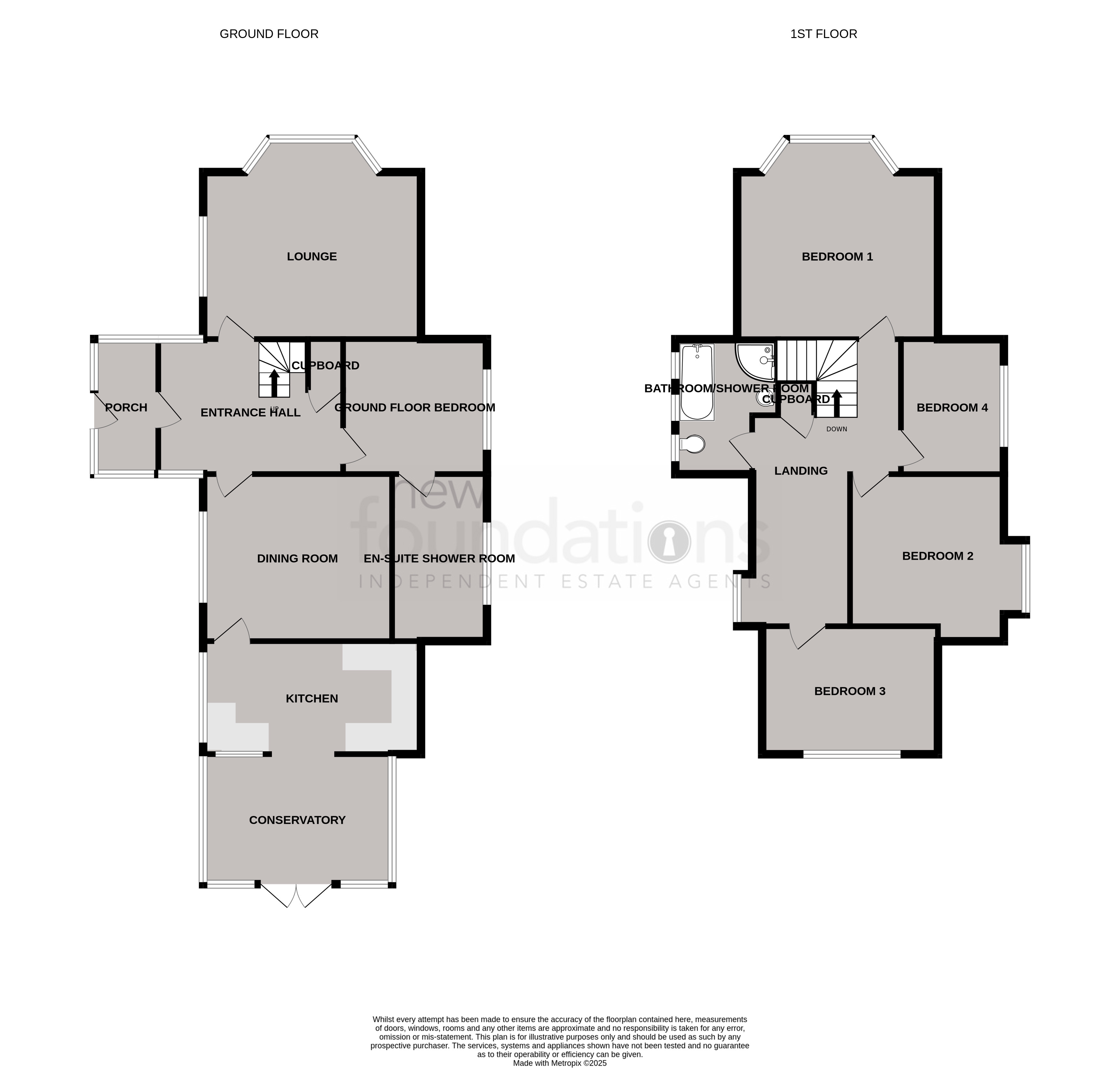 Floorplans For Collington Rise, Bexhill-on-Sea, East Sussex