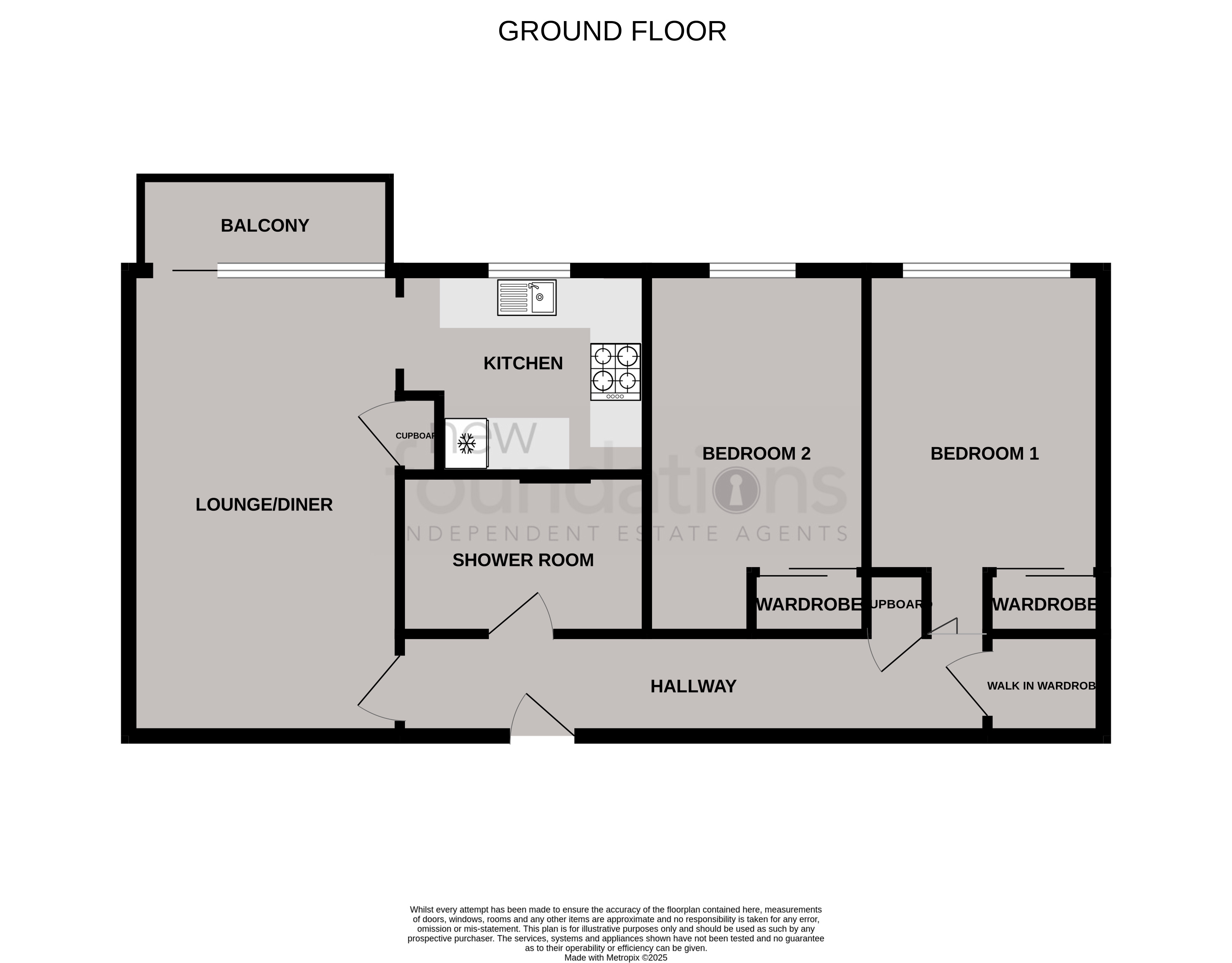 Floorplans For De la Warr Parade, Bexhill-on-Sea, East Sussex