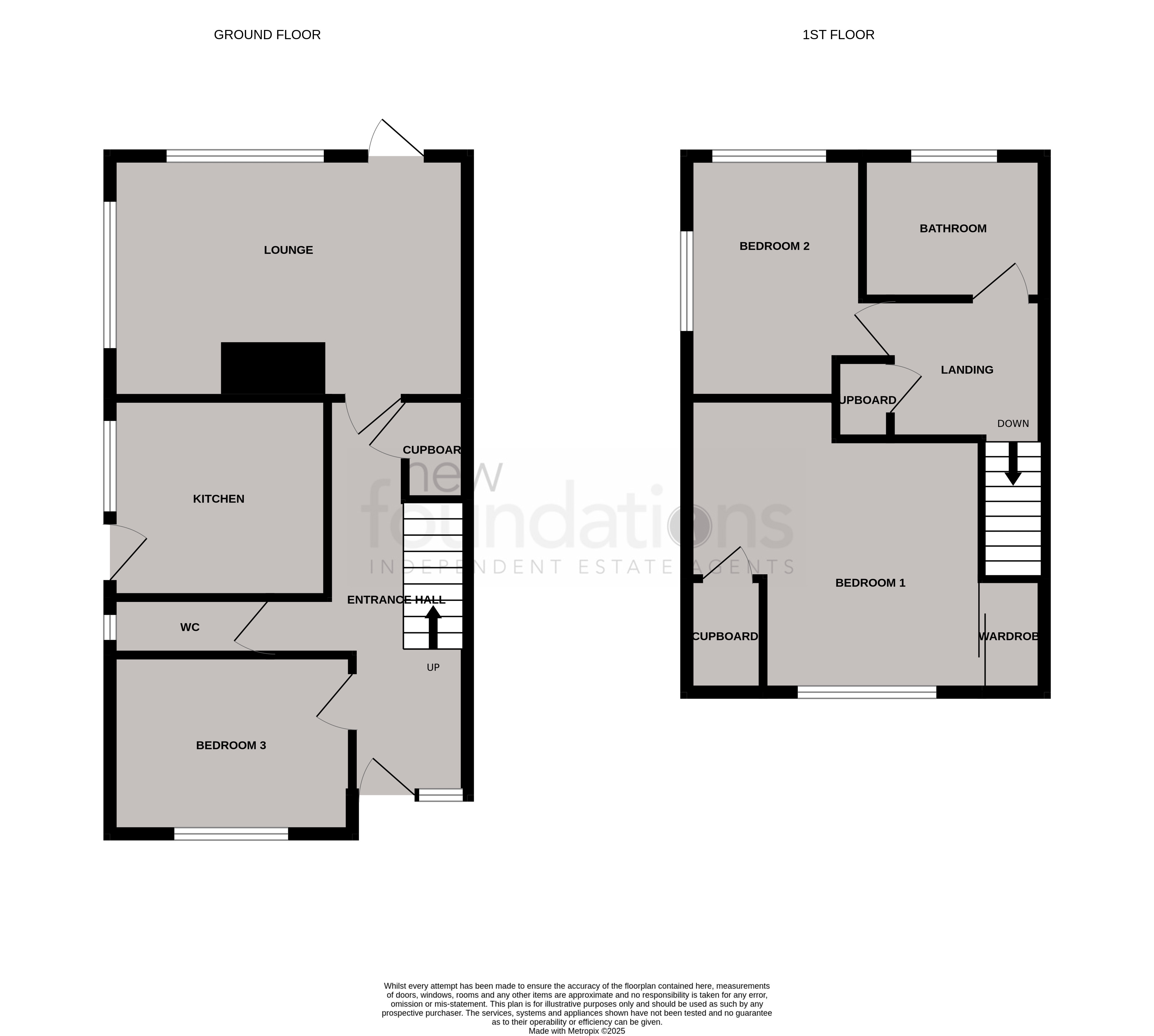 Floorplans For The Glades, Bexhill-on-Sea, East Sussex