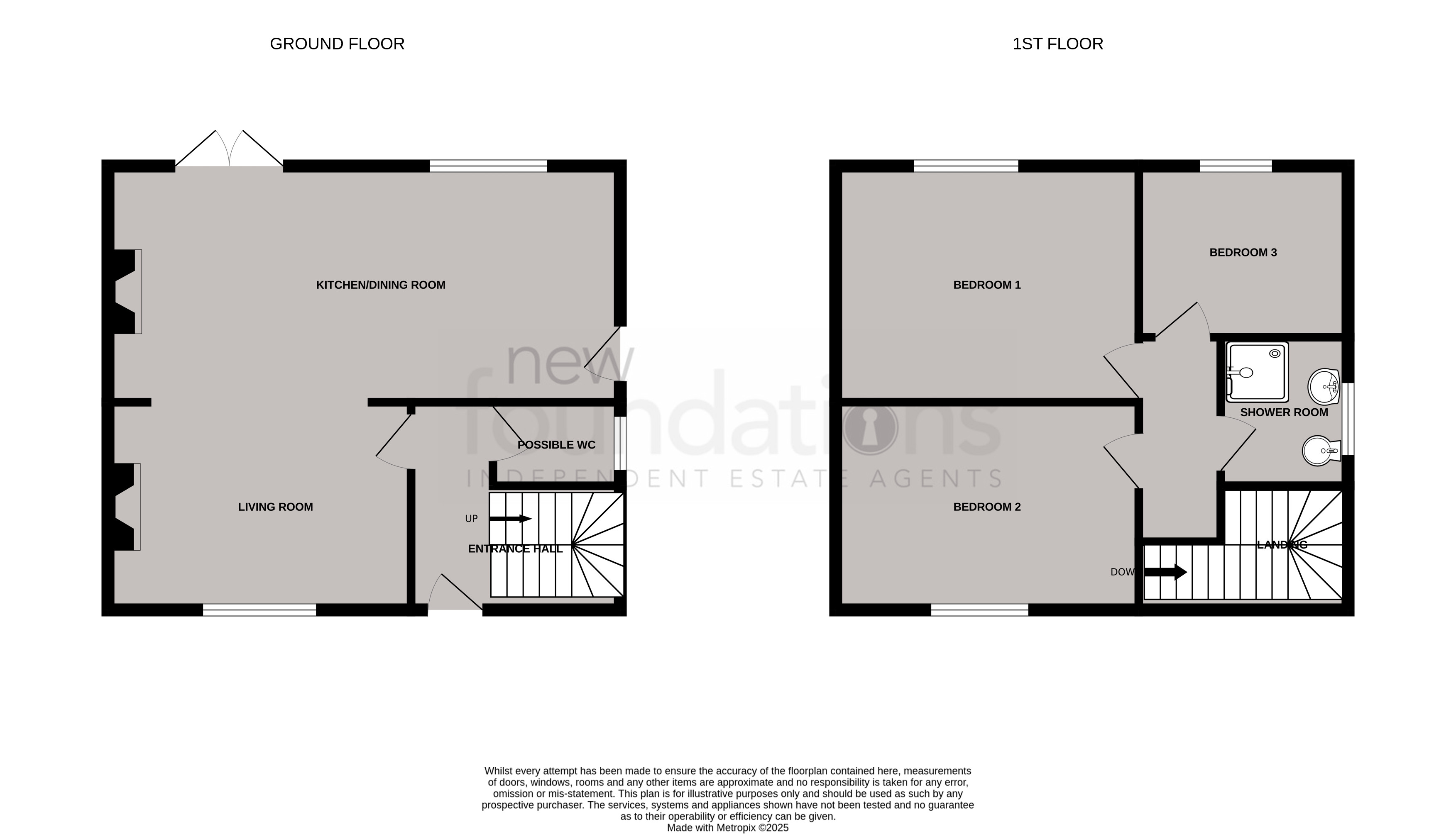 Floorplans For Ocklynge Close, Bexhill-on-Sea, East Sussex