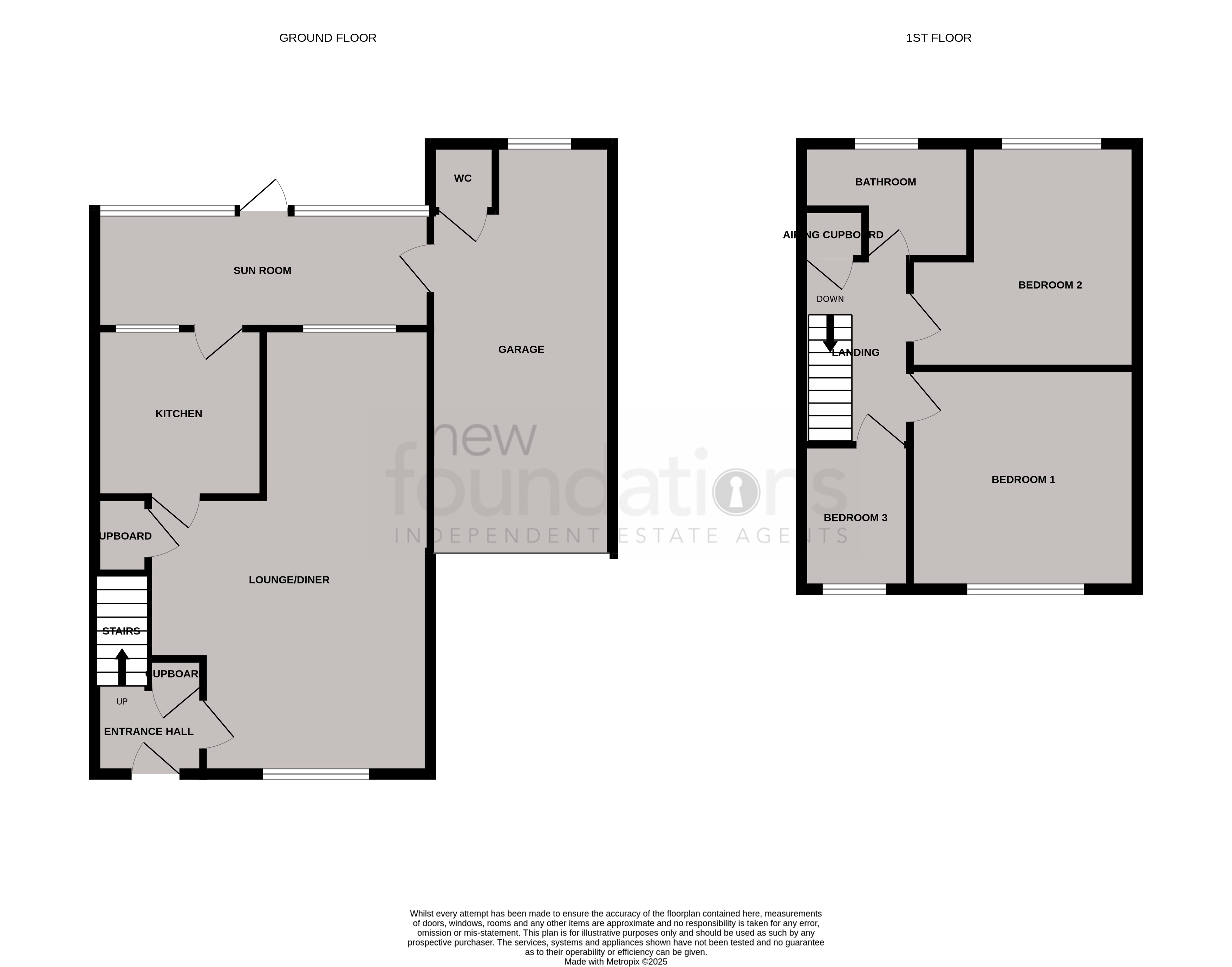Floorplans For The Finches, Bexhill-on-Sea, East Sussex