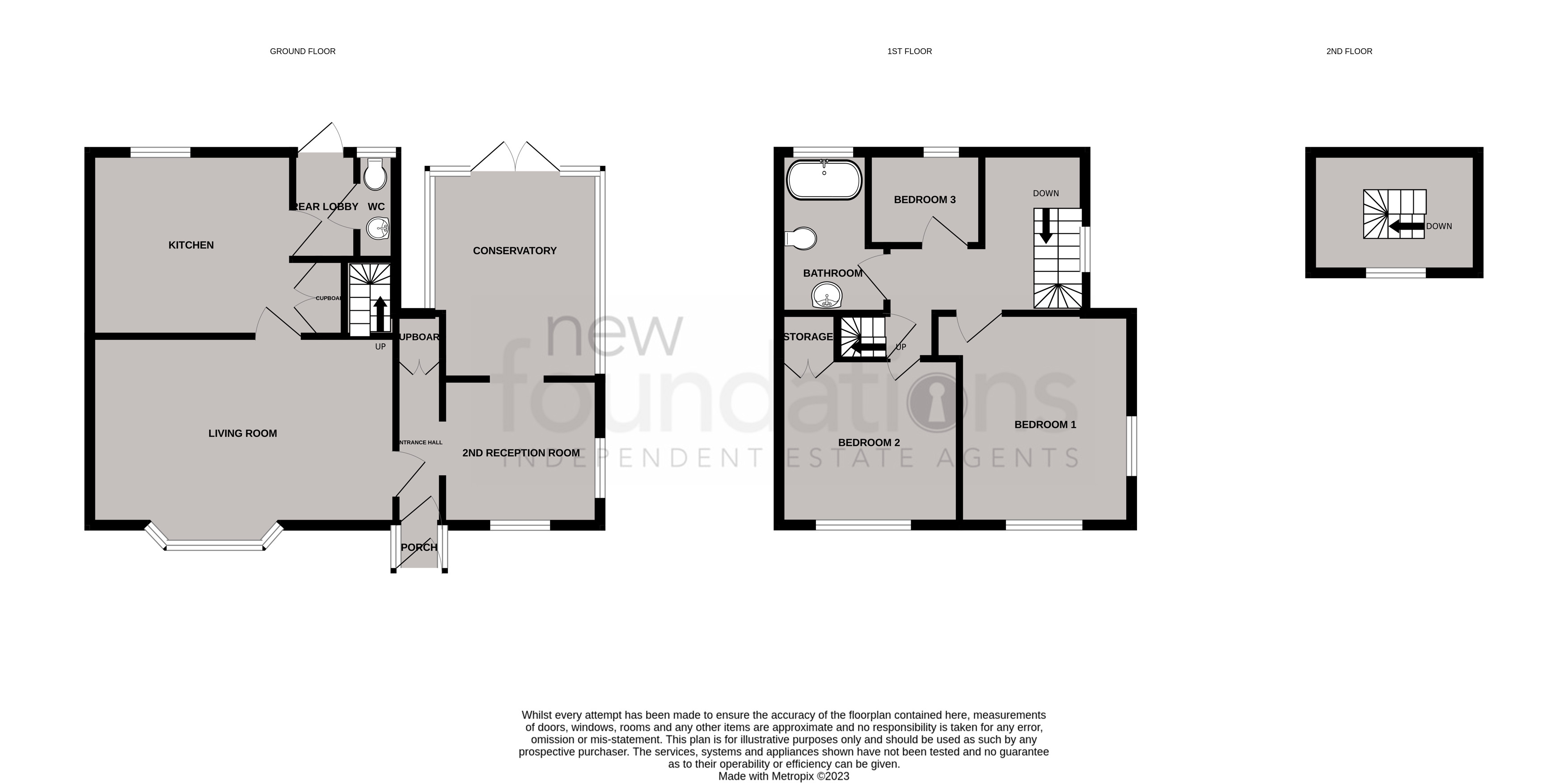 Floorplans For Little Twitten, Bexhill-on-Sea, East Sussex
