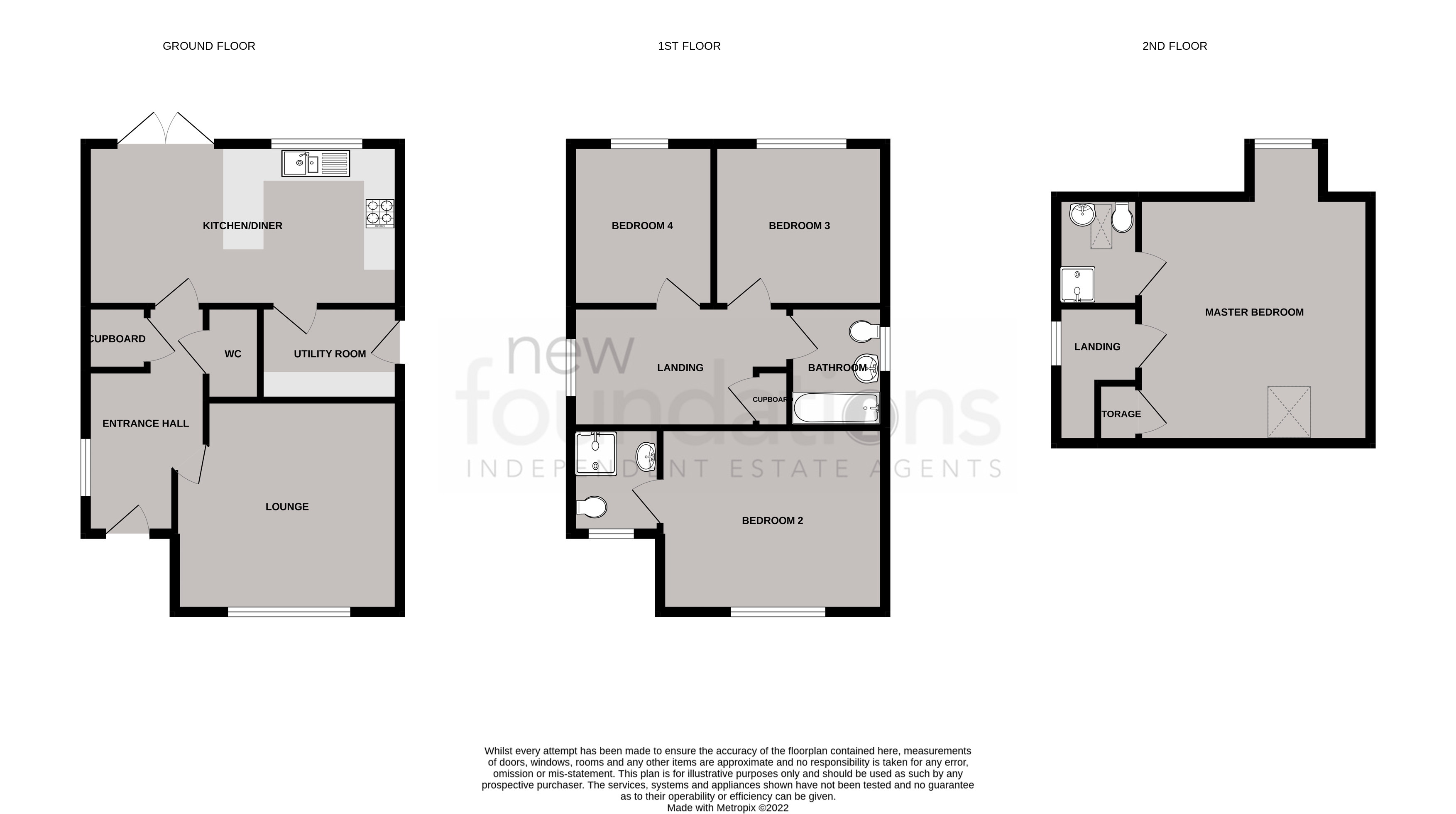 Floorplans For Watergate, Bexhill-on-Sea, East Sussex