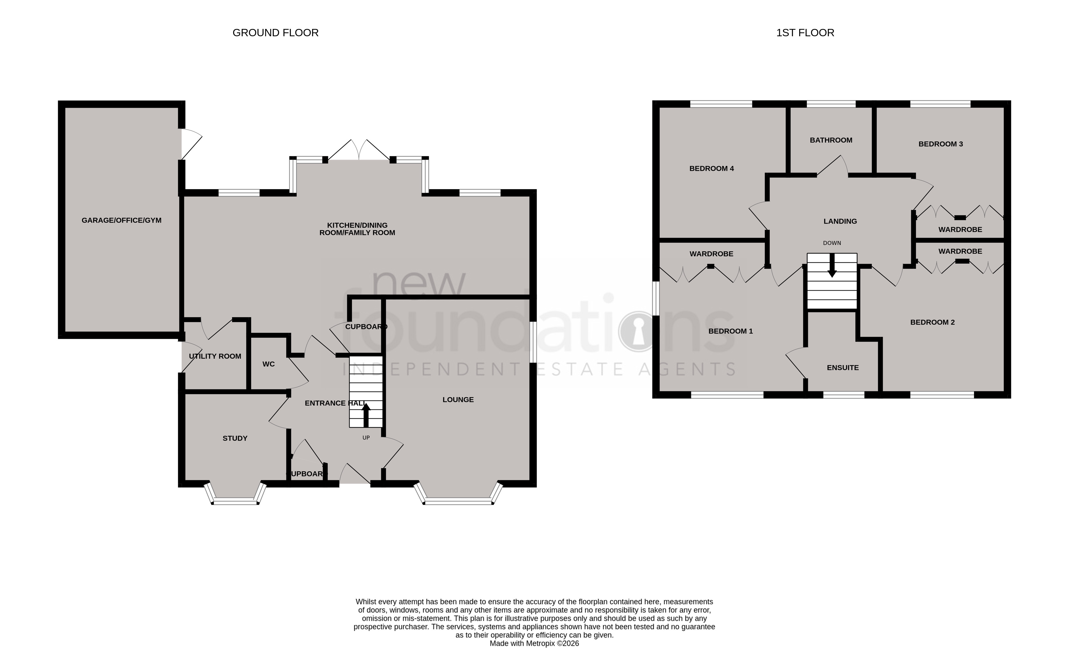 Floorplans For Augers Crescent, Bexhill-on-Sea, East Sussex