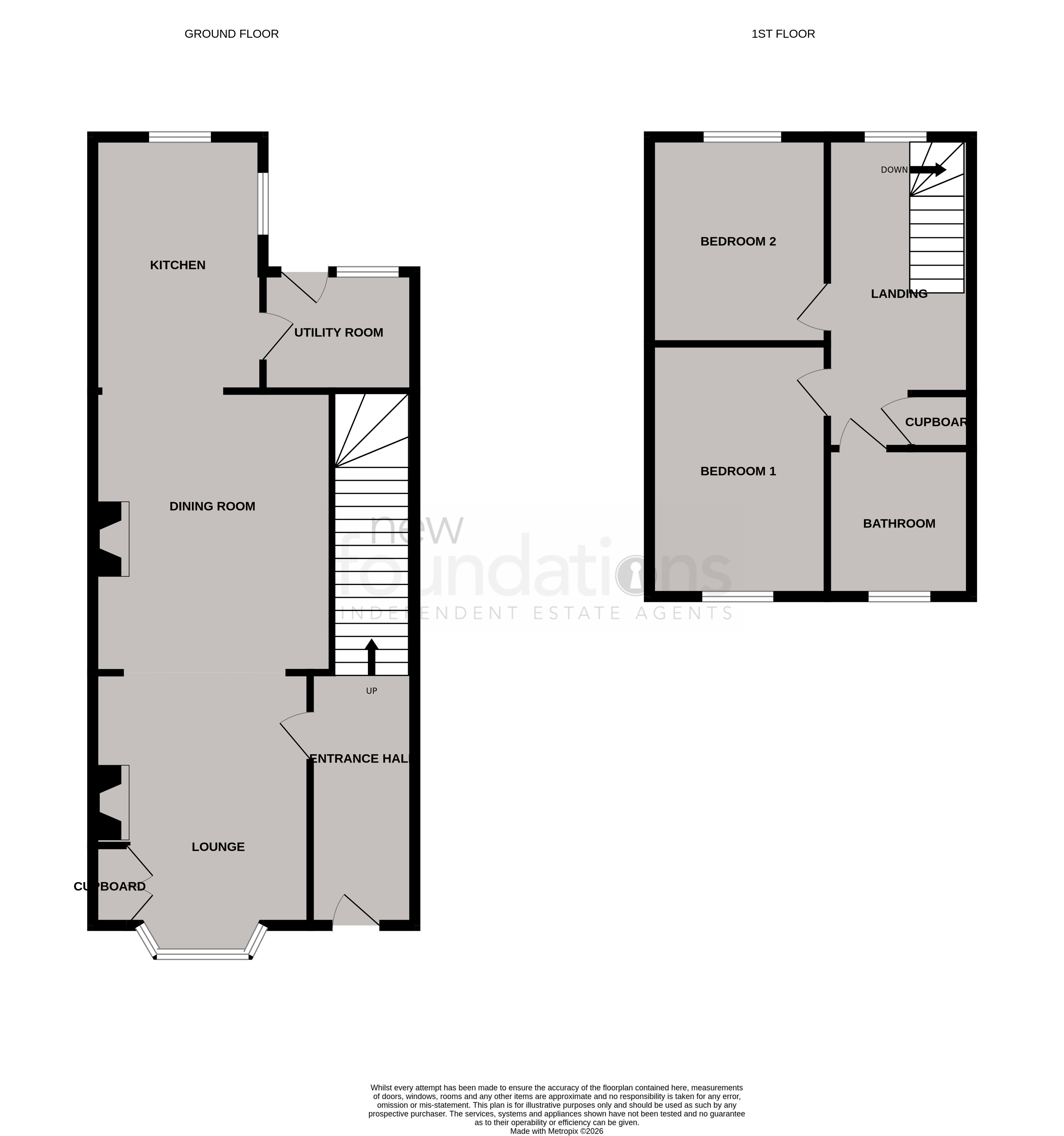 Floorplans For Leopold Road, Bexhill-on-Sea, East Sussex