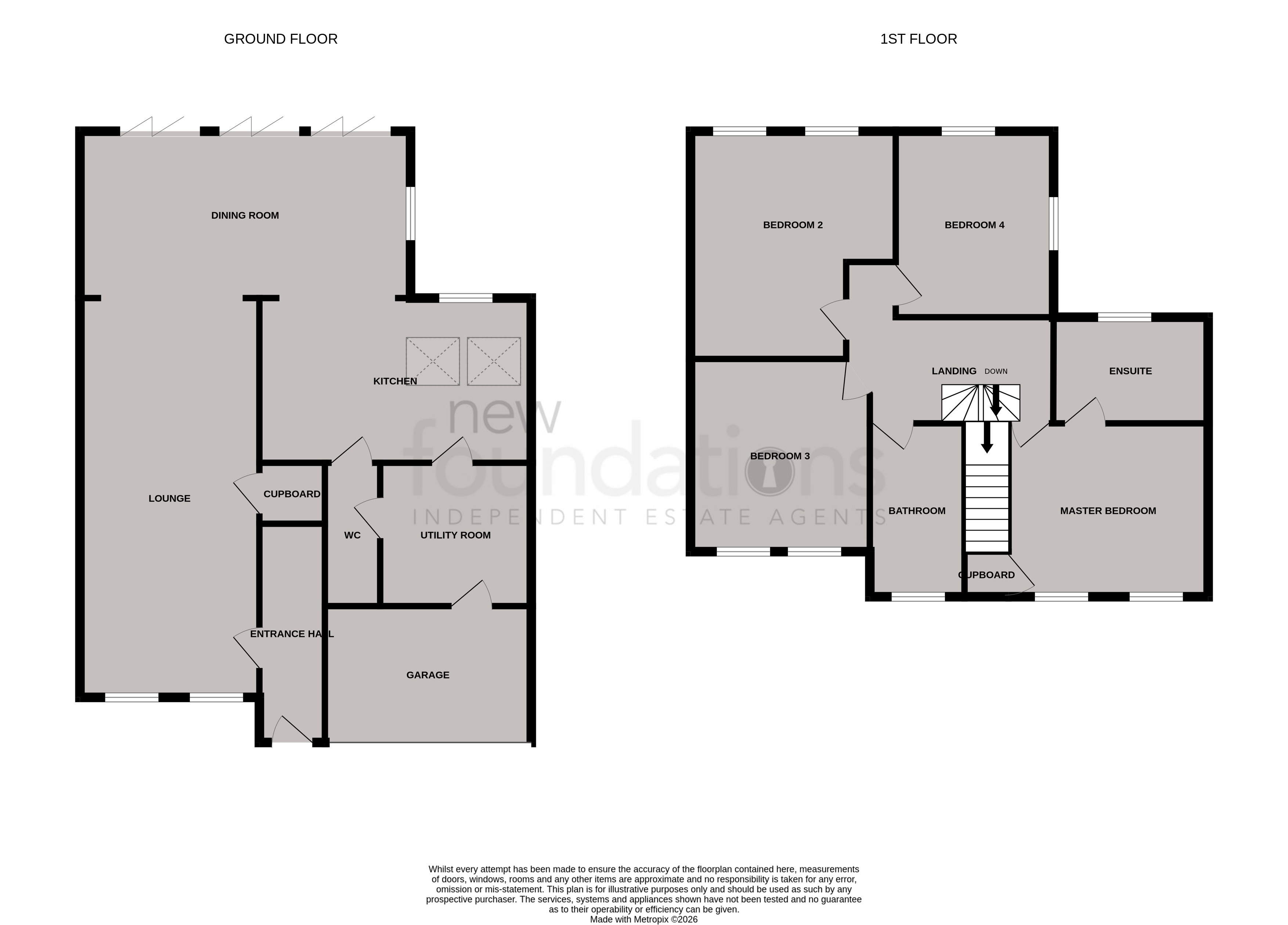Floorplans For Netherfield, Battle, East Sussex