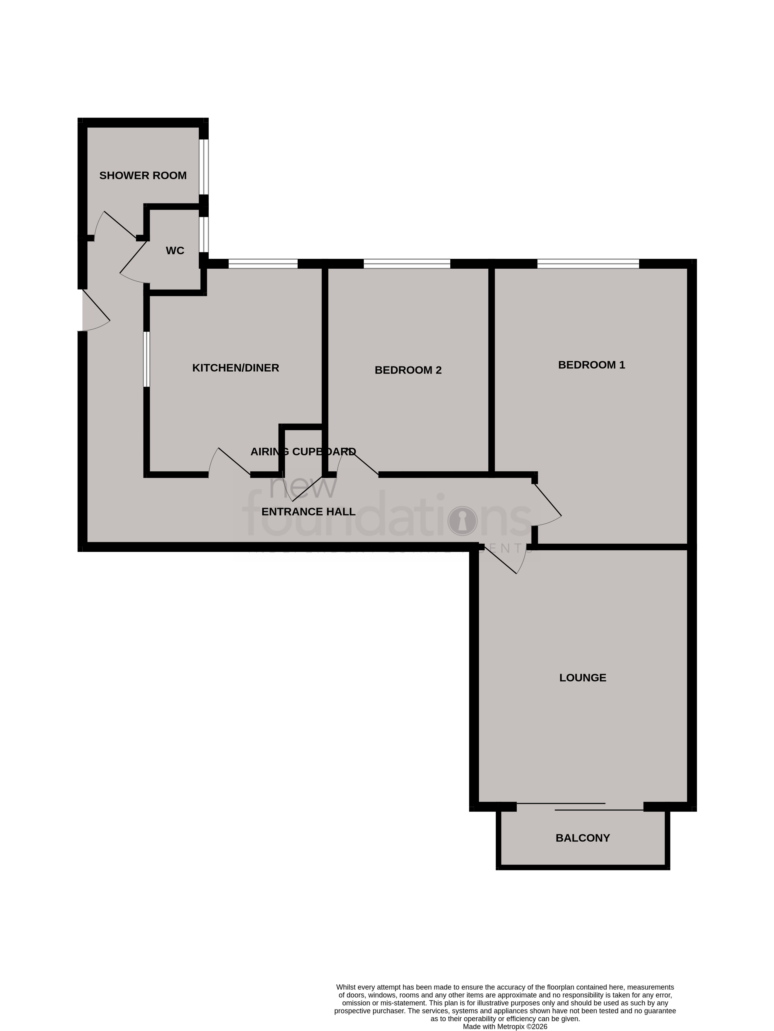 Floorplans For Birkdale, Bexhill-on-Sea, East Sussex