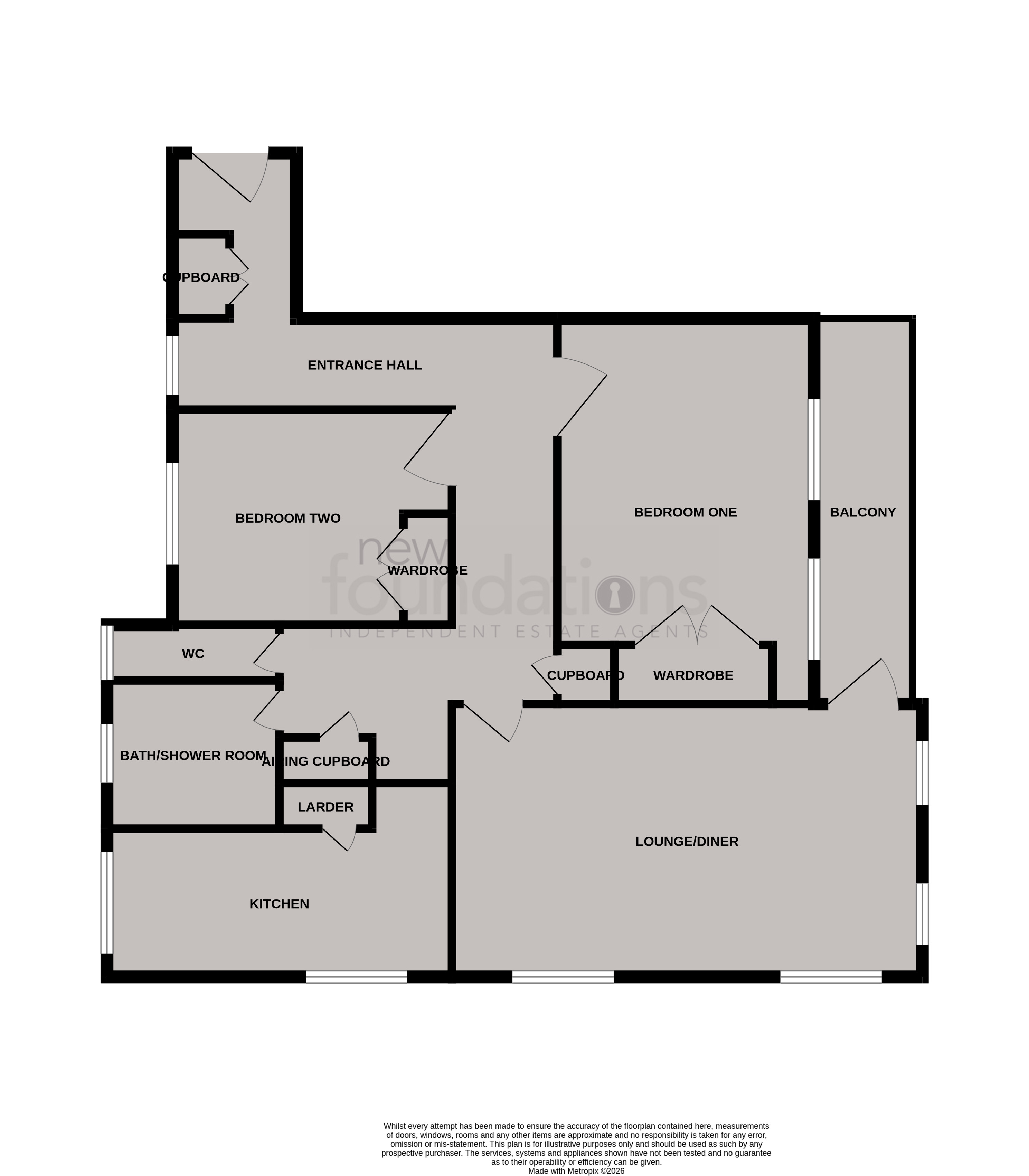 Floorplans For De la Warr Parade, Bexhill-on-Sea, East Sussex