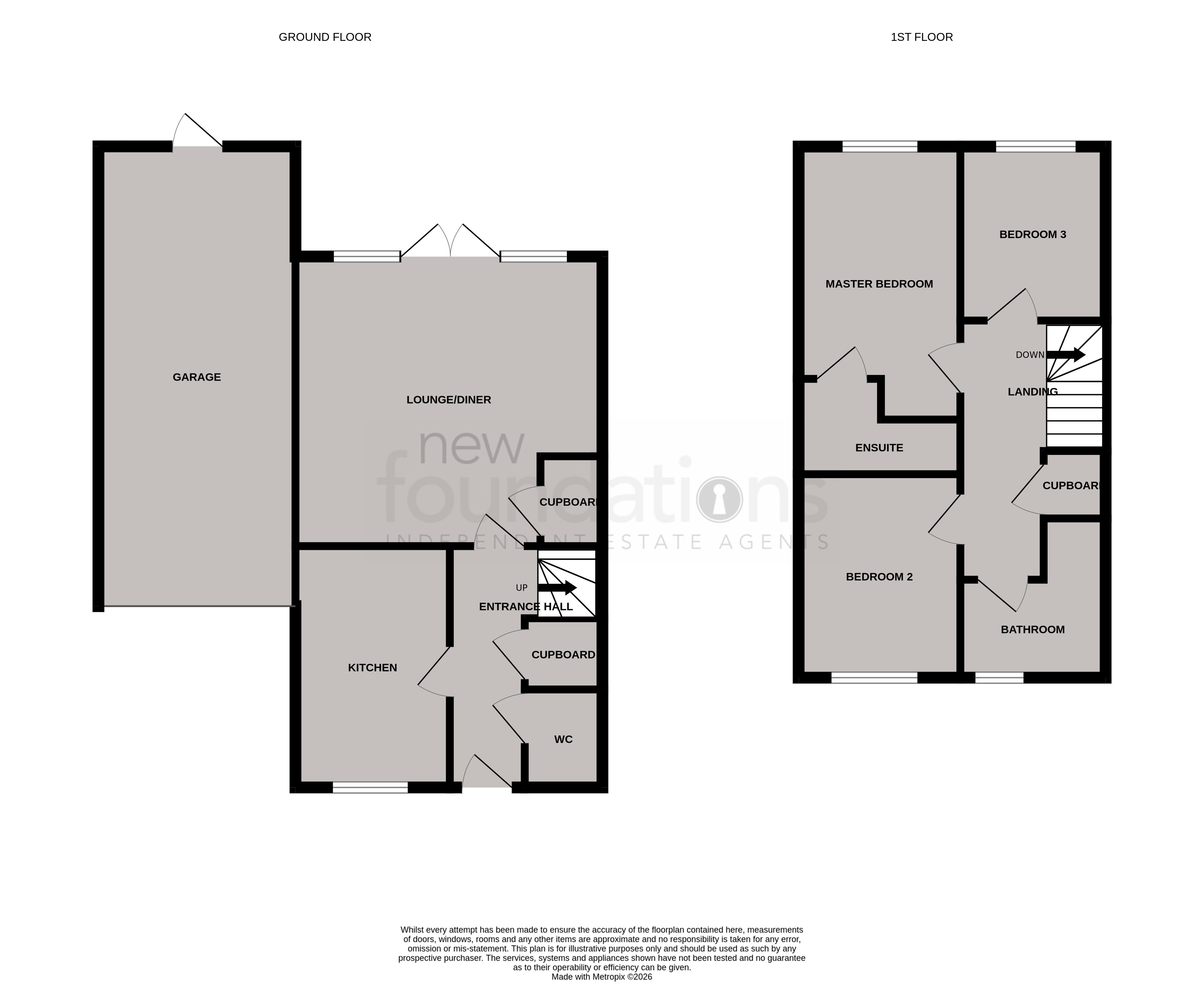 Floorplans For Furnells Way, Bexhill on Sea