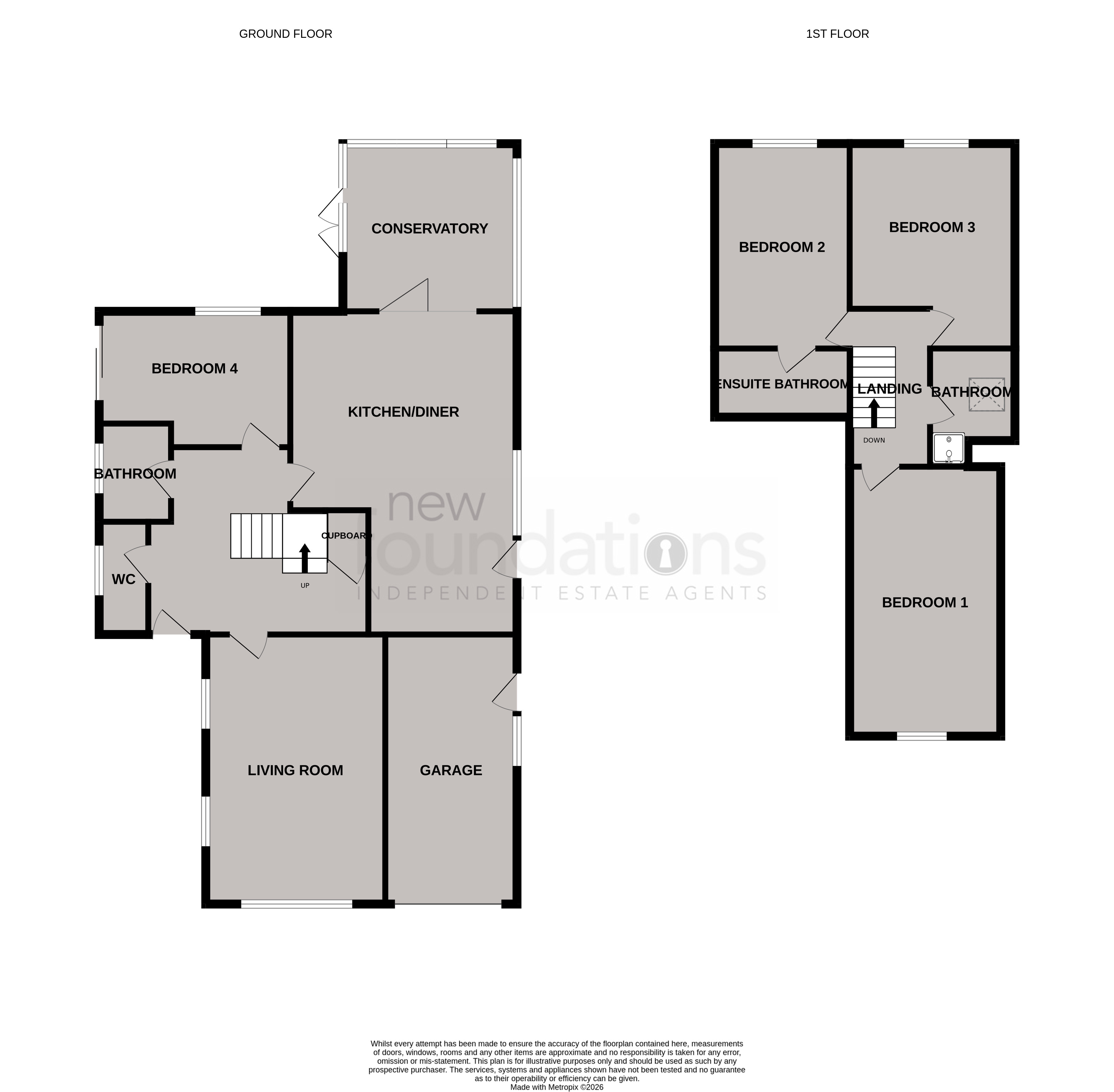 Floorplans For The Fairway, Bexhill-on-Sea, East Sussex