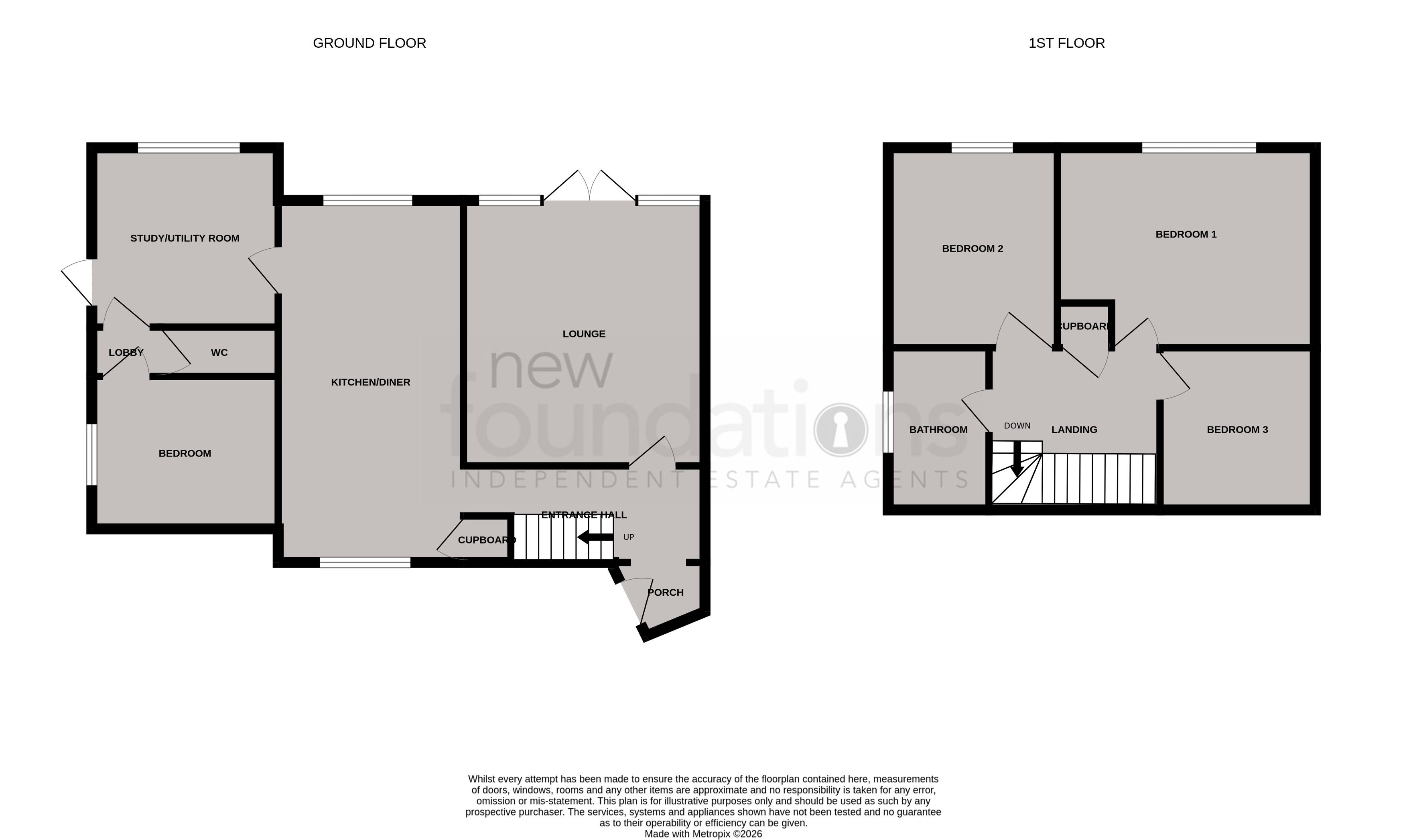 Floorplans For Hillcrest Avenue, Bexhill-on-Sea, East Sussex